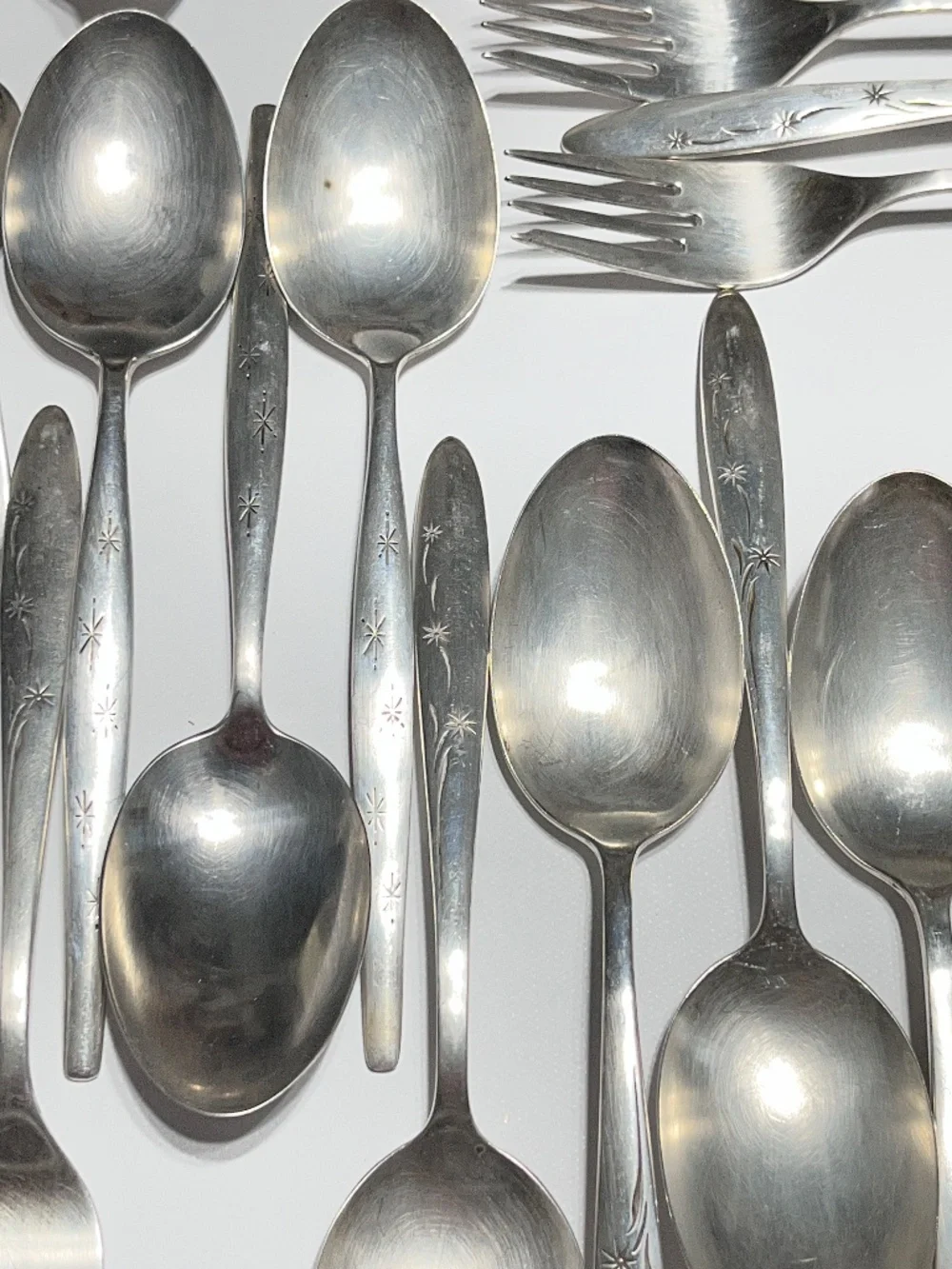 Sterling Silver Lot Good or Scrap 1014g Gorham Celeste & Stardust Flatware